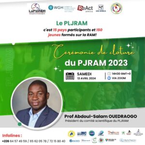 Lire la suite à propos de l’article Cérémonie de clôture du Programme de Leadership des Jeunes sur la Résistance aux Antimicrobiens (PLJRAM)